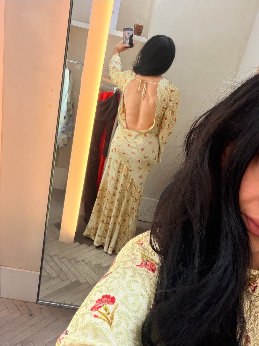 Anthropology BHLDN Dani Long-Sleeve Open-Back Fit &
Flare Maxi Dress - Picture 4 of 6